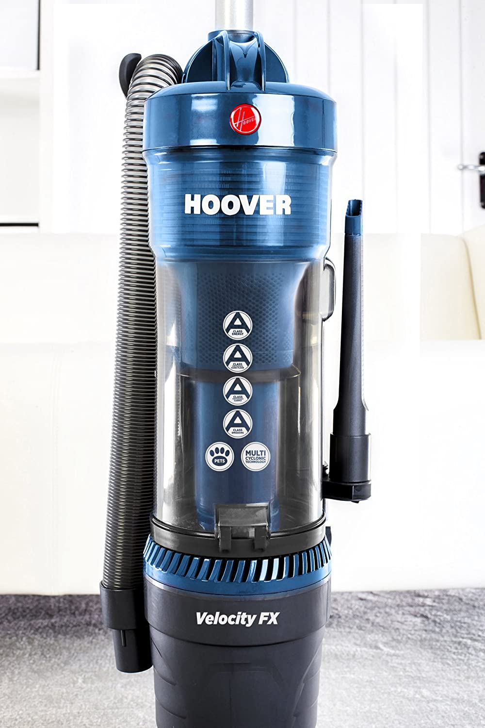 Hoover Velocity Bagless Upright Vacuum Cleaner MultiCyclonic VL81VL51