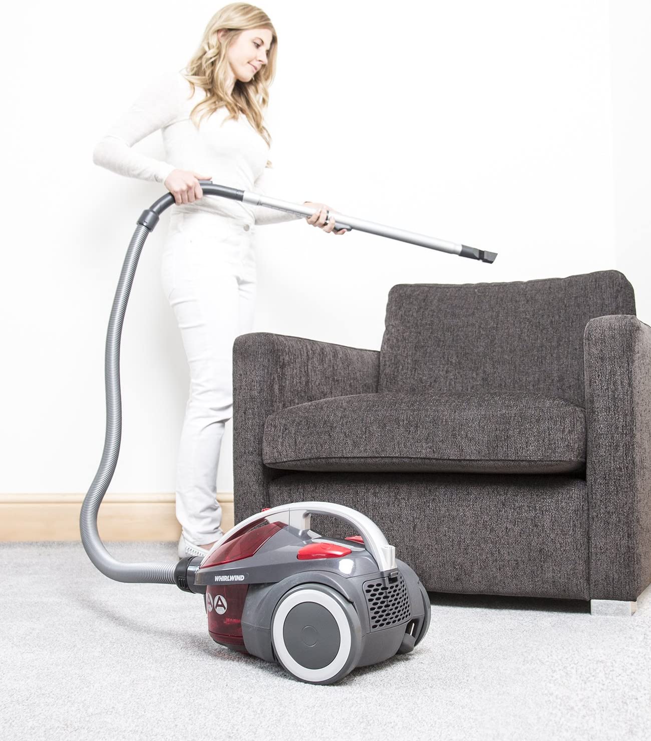 Hoover Whirlwind Bagless Lightweight Cylinder Vacuum Cleaner SE71WR01