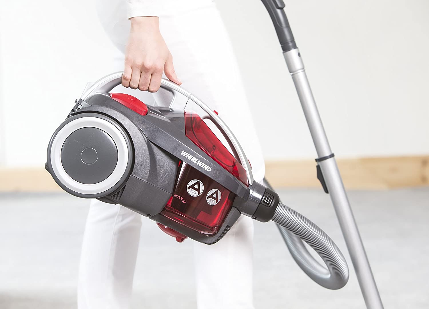 Hoover Whirlwind Bagless Lightweight Cylinder Vacuum Cleaner SE71WR01 Grey/Red 787162368086 eBay