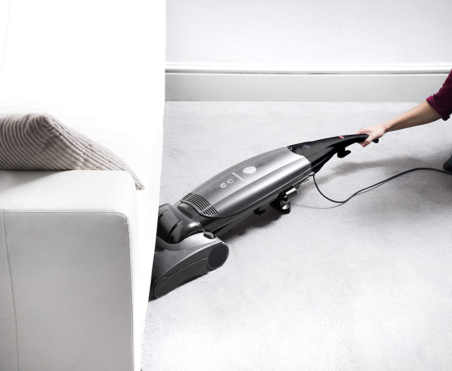 Hoover Enigma Evo Bagged Upright Vacuum Cleaner PU01IC Long Reach Tools