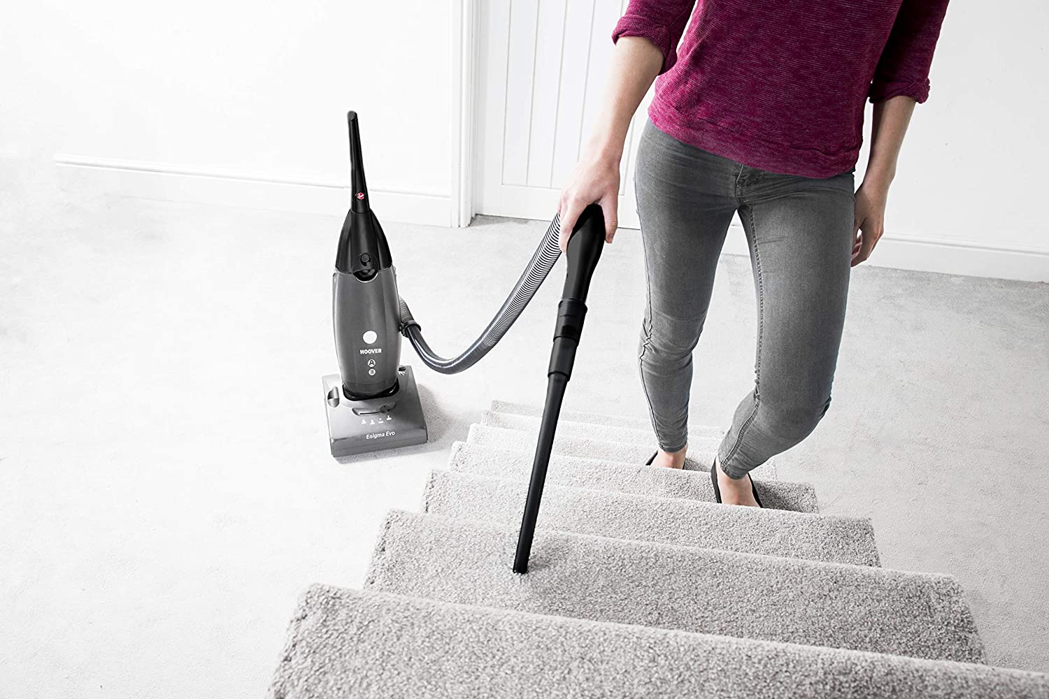 Hoover Enigma Evo Bagged Upright Vacuum Cleaner PU01IC Long Reach Tools