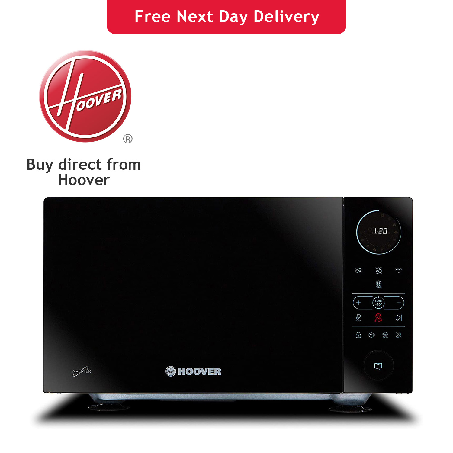 Hoover HMCI25TBUK Digital Inverter Combination Microwave 25L 900W