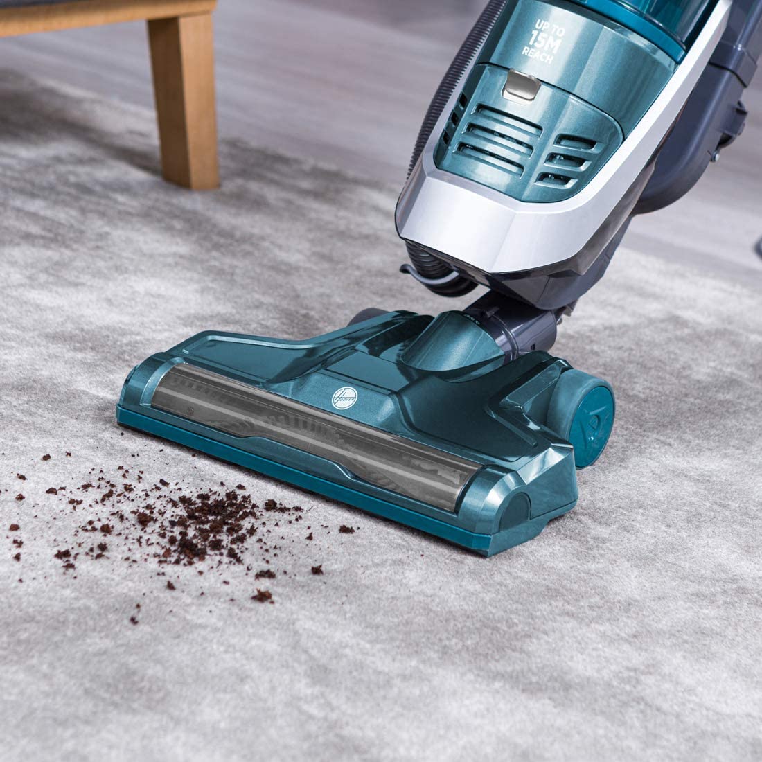 Hoover HUpright 500 Reach Upright Vacuum Cleaner HEPA HU500GHM Green